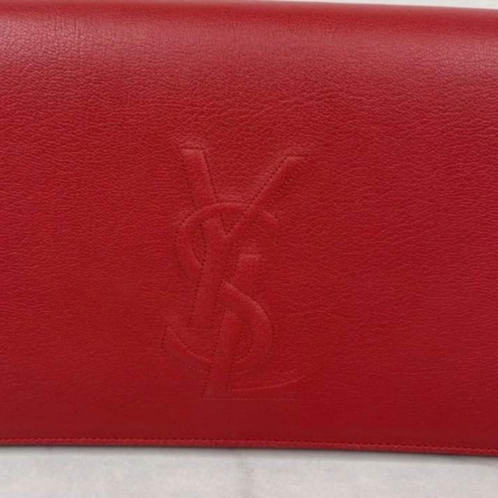 Saint Laurent red belle DE Jour clutch - Picture 4 of 8